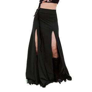 Double Slit Maxi Skirt